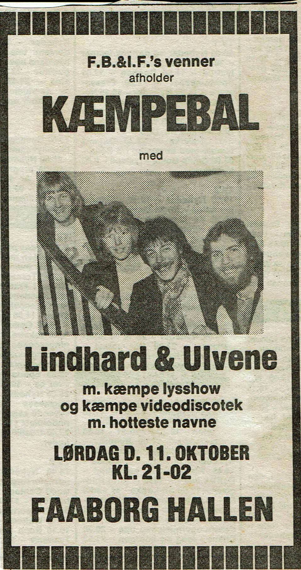 Vennerne Kæmpebal oktober 1980